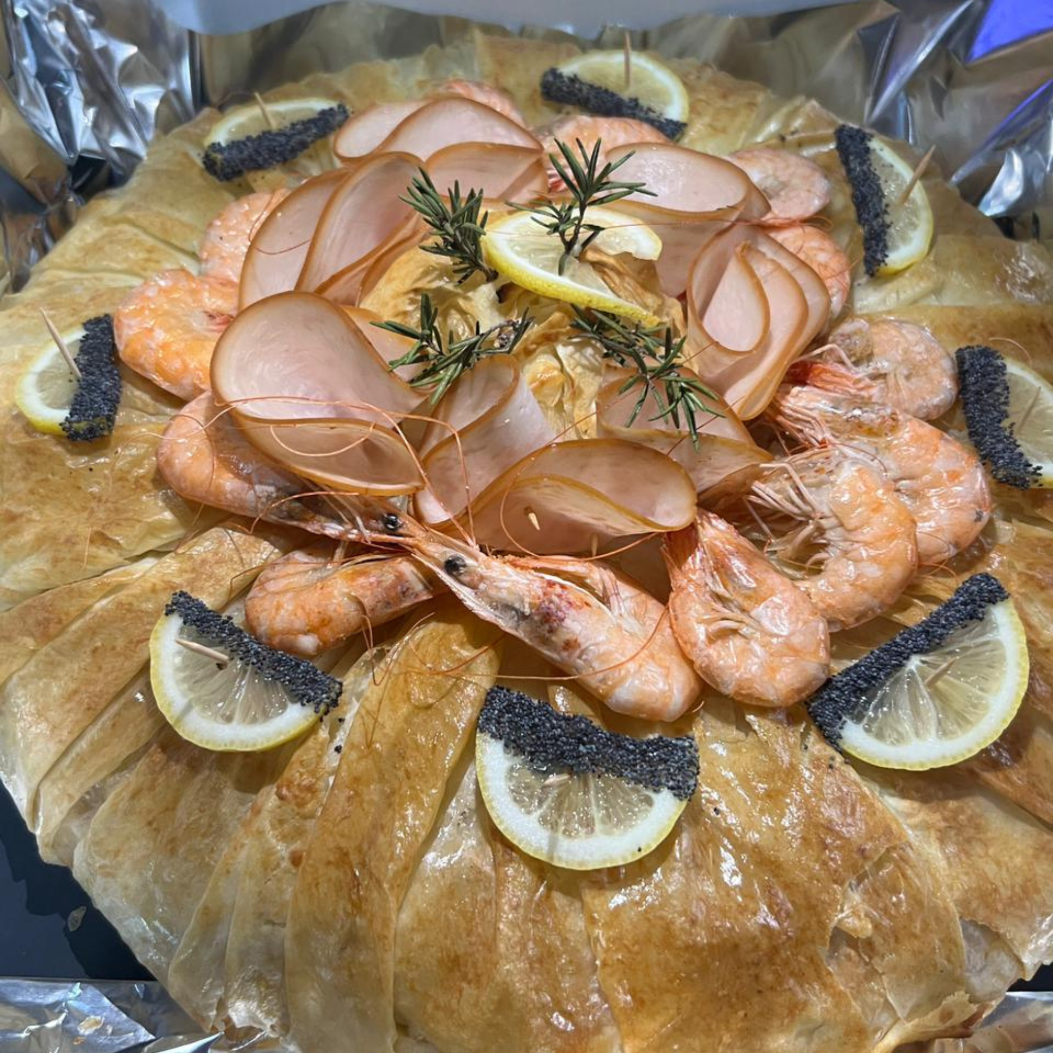 Bastilla fruits de mer (10-12 personnes)