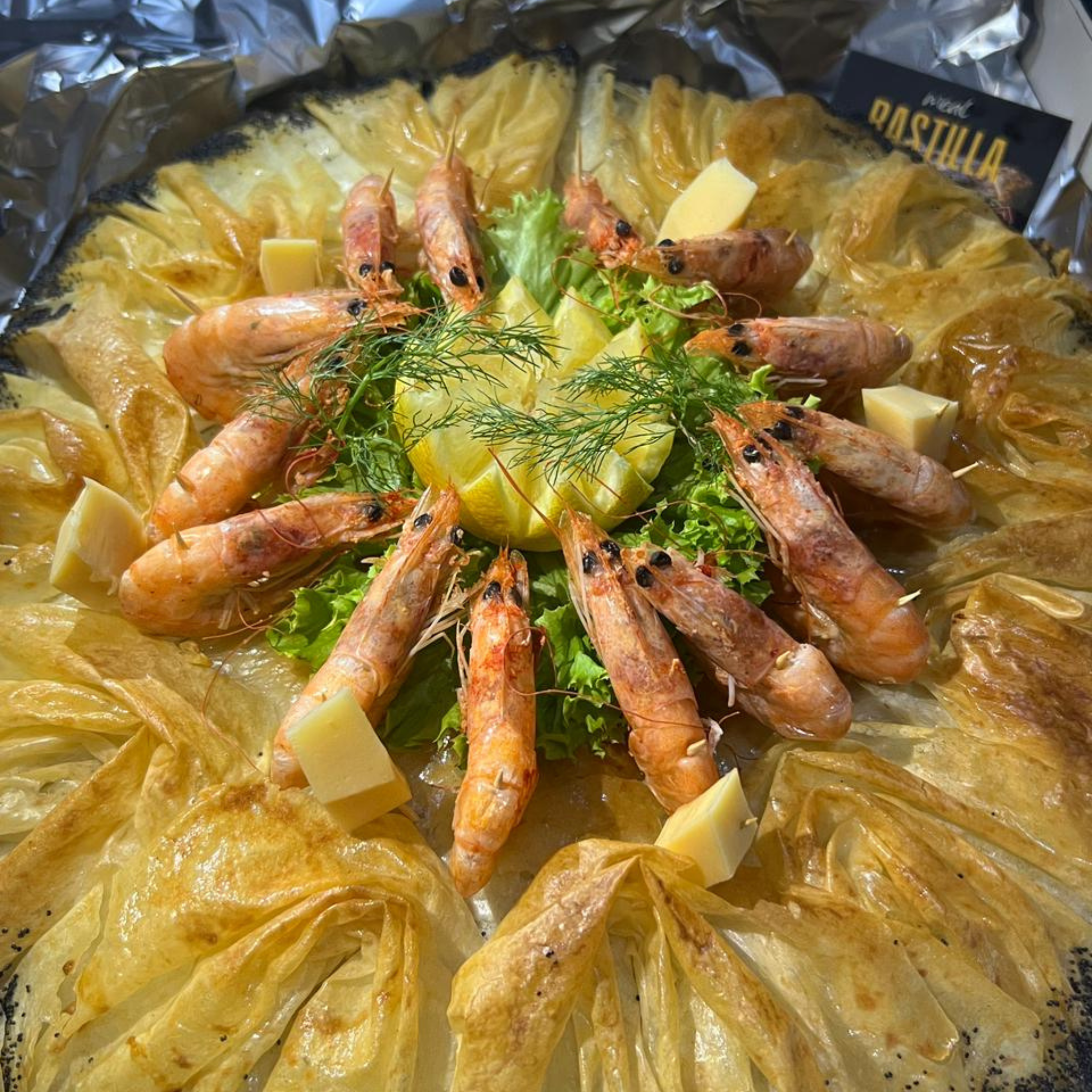 Bastilla fruits de mer (8 personnes)