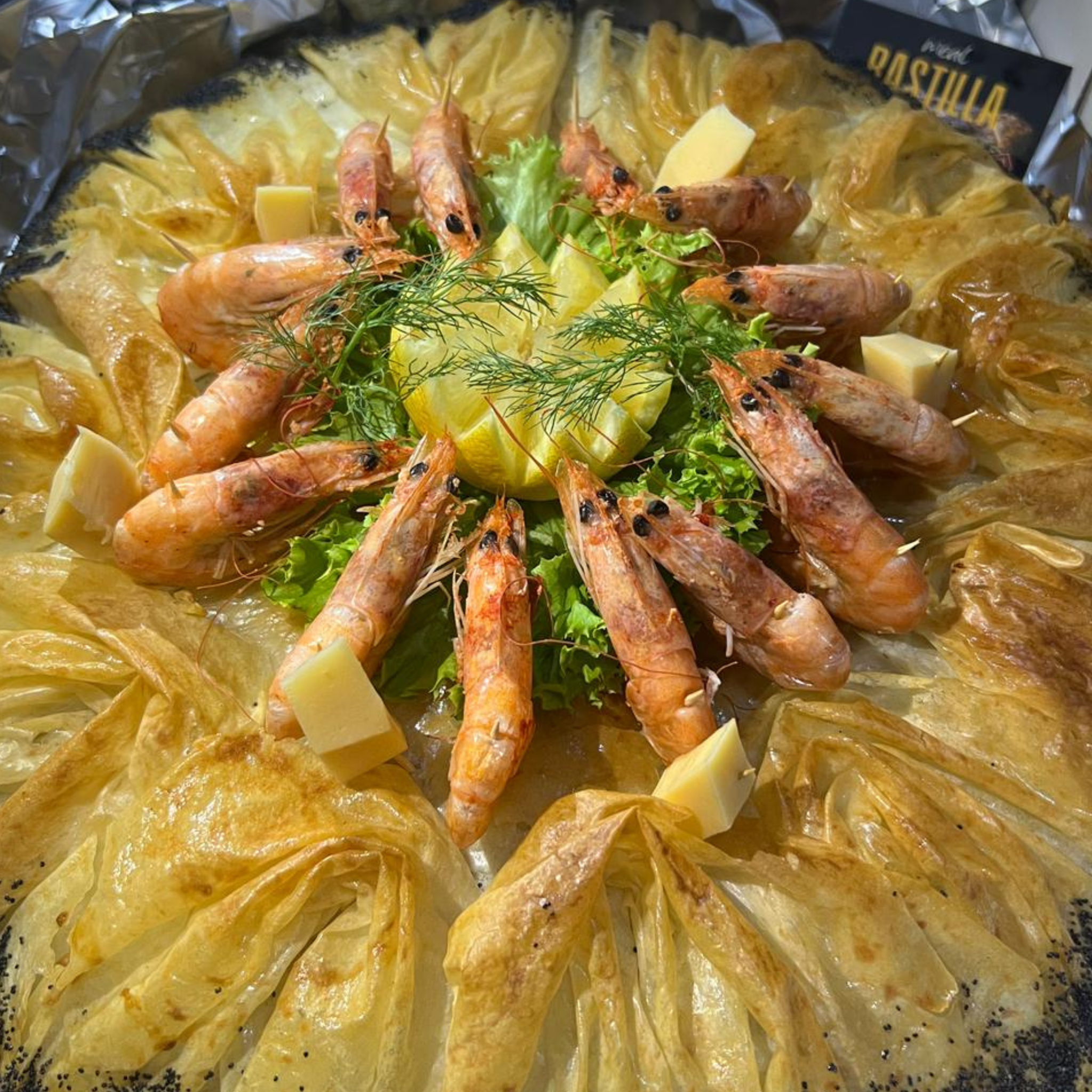Bastilla fruits de mer (8 personnes)